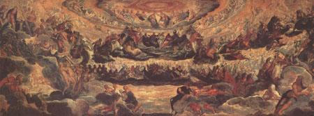 Jacopo Robusti Tintoretto Sketch for Paradise in the Sala del Maggior Consiglio at the Ducal Palace at Venice (mk05) Sweden oil painting art